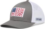 Columbia unisex-adult Pfg Fish Flag Mesh Snap Back